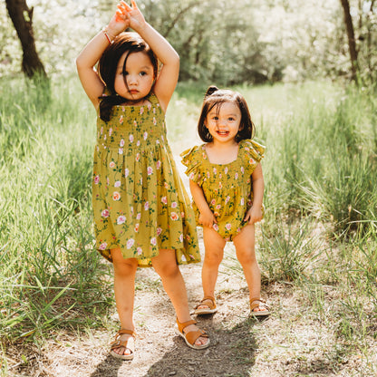 Smocking High & Low Dress