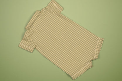 Green Gingham Boy Bubble