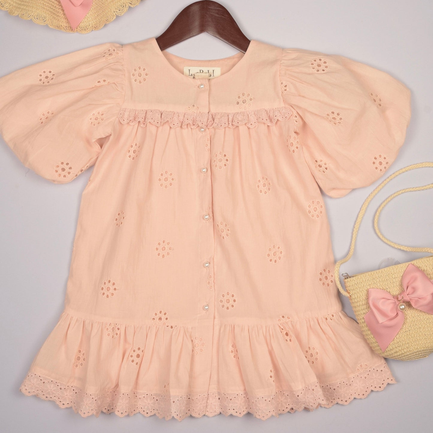 Embroidered Schiffli Dress