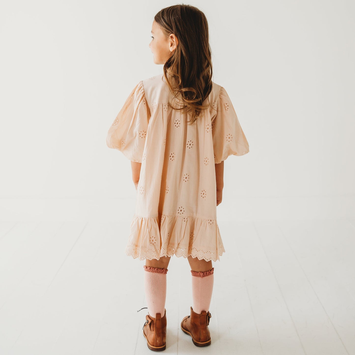 Embroidered Schiffli Dress