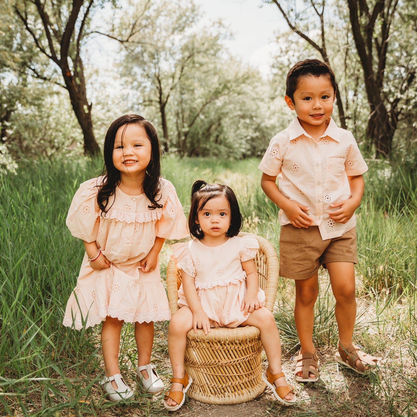 Embroidered Schiffli Romper