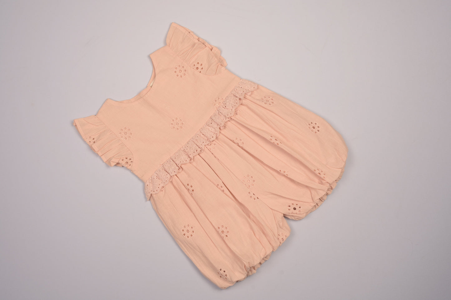 Embroidered Schiffli Romper