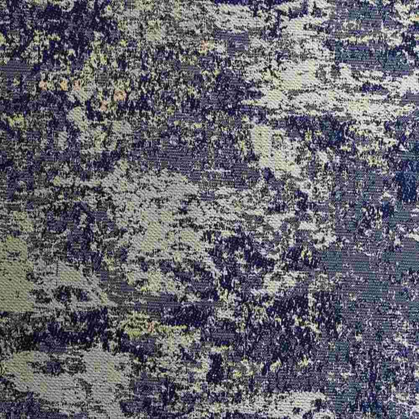 Royal Blue Stardust Metallic Jacquard - Custom Tablecloths