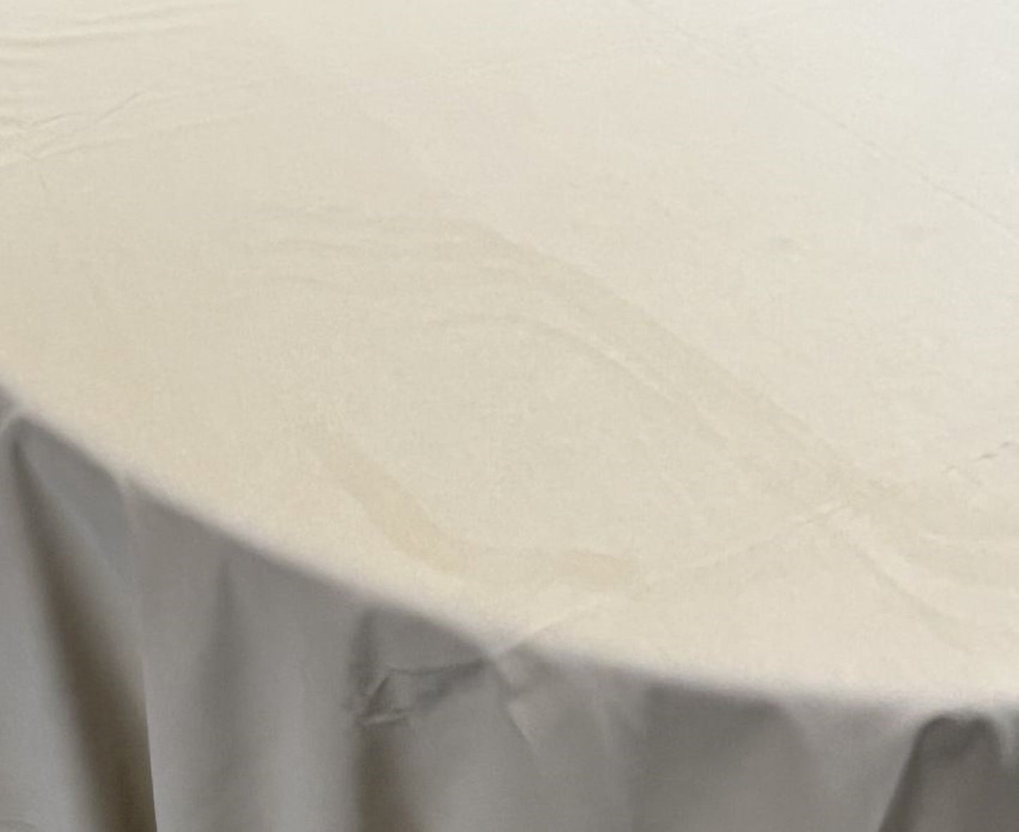 Ivory SWEDAN Soft Velvet - Custom Tablecloths