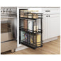 STORAGE WITH STYLE® Metal "No Wiggle" Base Pullout, Preassembled with Soft-close Slides