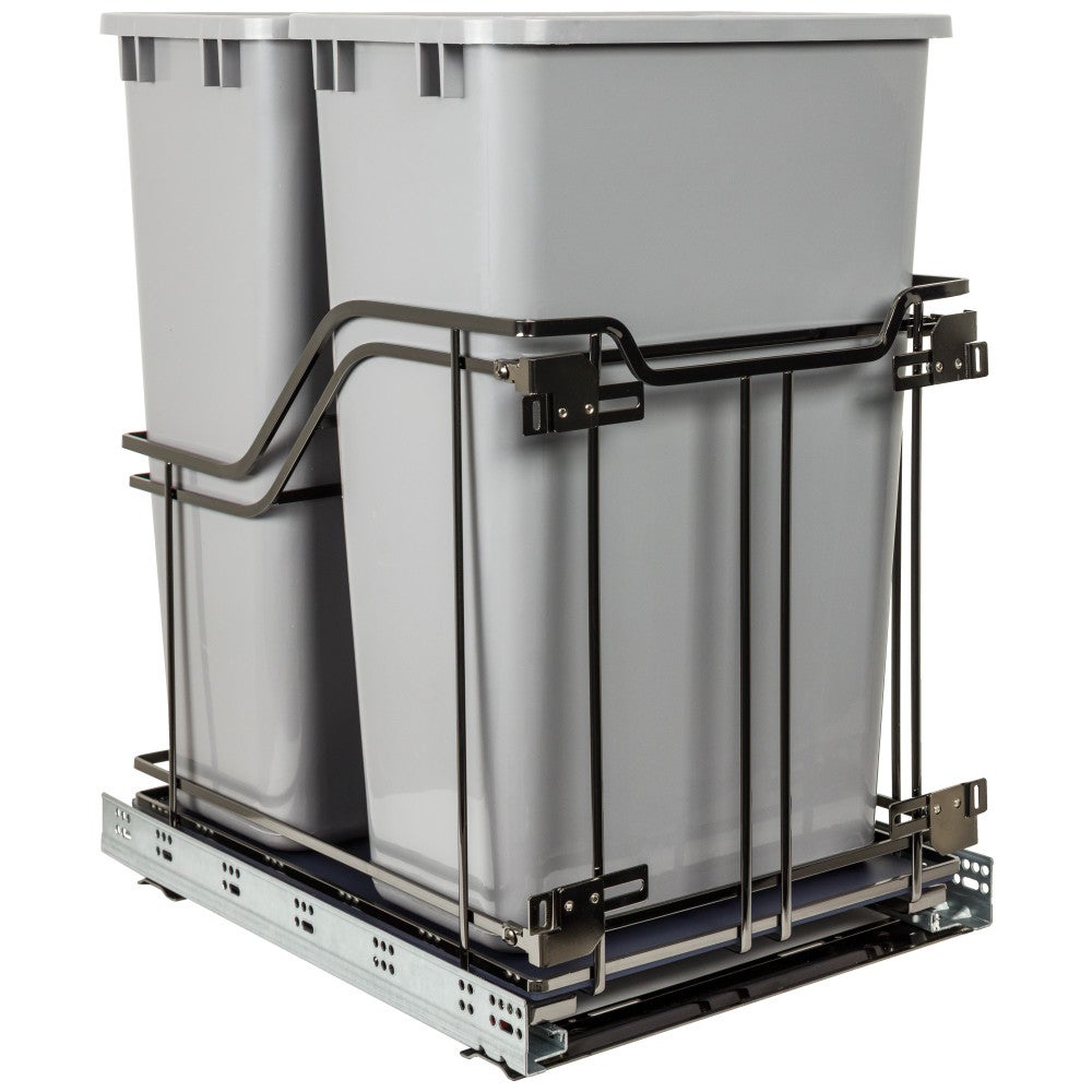 STORAGE WITH STYLE® Metal Soft-close Trashcan Pullout