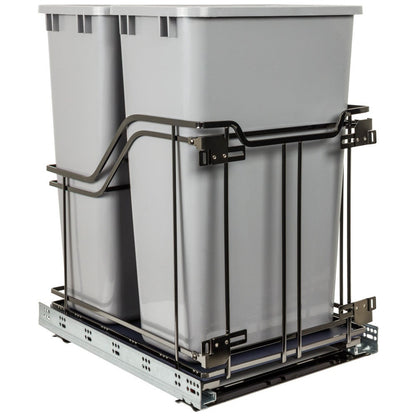 STORAGE WITH STYLE® Metal Soft-close Trashcan Pullout
