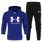 Men's Solid Color Thick Jacket Set for Spring and Autumn