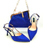 Fashion Shoulder Bag and Strap High Heels Set
