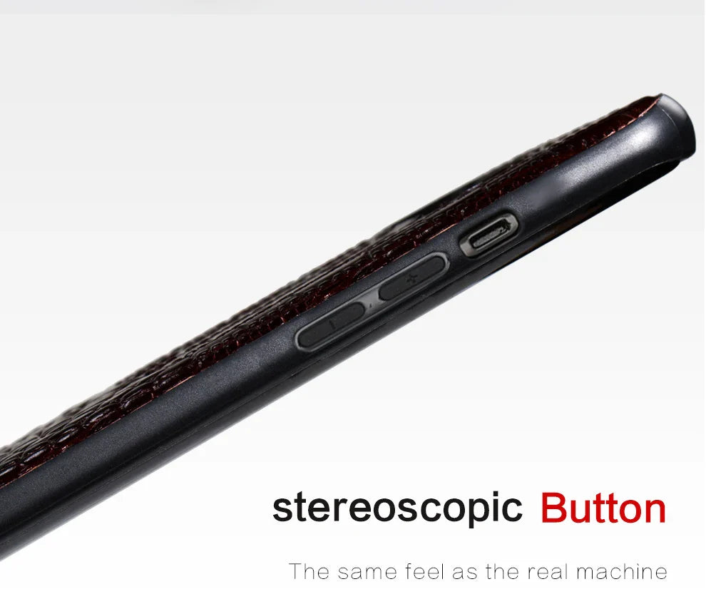 Genuine Leather iPhone Case for Apple iPhone 14 13 12 11 Pro Max Mini X XR XS 6S 7 8 SE 2020 Back Cover