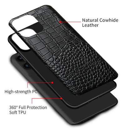 Genuine Leather iPhone Case for Apple iPhone 14 13 12 11 Pro Max Mini X XR XS 6S 7 8 SE 2020 Back Cover