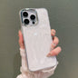 Luxury Bling Glitter White Epoxy Phone Case