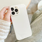 Solid Cream Color Shockproof  Phone Case