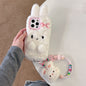 New Cute 3D Rabbit Plush Phone Case