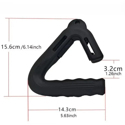 1 Pair Pull-up Handle Multi Functional Fitness Grip Deadlift Lat Pulldown Rowing Handles Weights Workout Equipments Home Gym