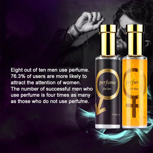 Pheromone Glamour Perfume for Man to Attract Woman,Charm Enhanced Fragrance,Long Lasting Body Spray,Flirting Dating Women Scent