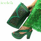 New Design African Women Shoes and Bag Set