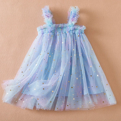 Baby Girl Clothes for Birthday Party 1-5Y Toddler Flower Elegant Luxury Dresses New 3D Butterfly Baby Dress Summer Sweet Outfits