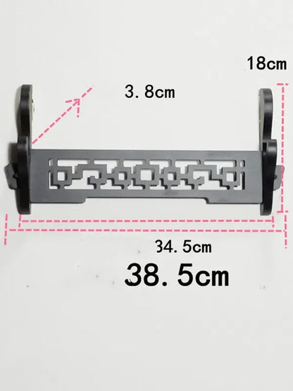 Wall Katana Support Sword Holder Wooden Wall Mount Multi-layer Stand Umbrella Rapier Shelf Display Support Weapon Bracket Holder