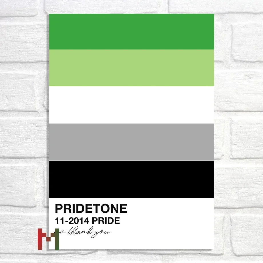 Abstract Pride Art Canvas Print Wall Decor LGBT Home Art
