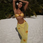 Tropical sally three piece Swimsuit