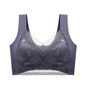 FallSweet Ice Silk Wireless Bra – Seamless Lace Bralette for Comfort
