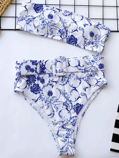Sally High Waist two piece swimsuit