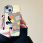 Cute Bear Makeup Mirror Luxury Shockproof Cartoon Cover Phone Case
