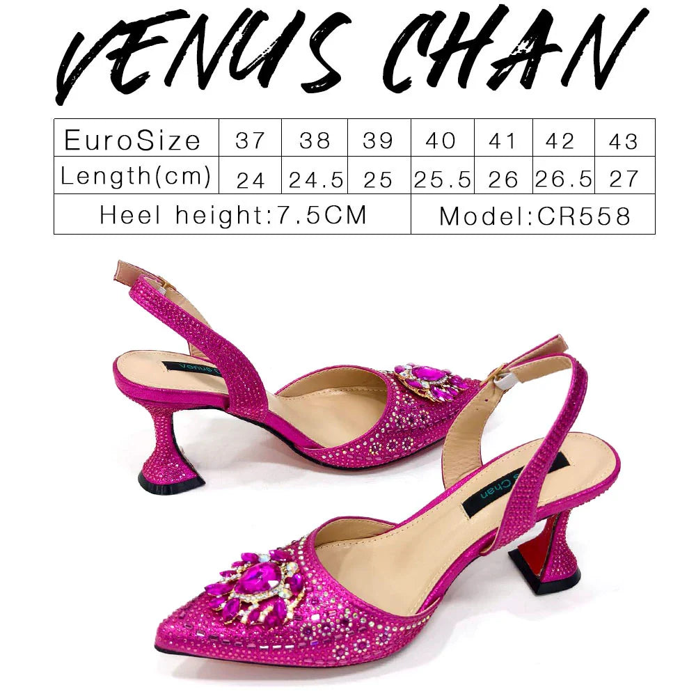 Italian Shoes and Bags Matching Set for Women INS New