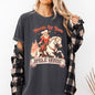 Saddle Up Your Jingle Horse, Cowboy, Cowgirl, Christmas Carol, Western Tshirt Comfort Colors T-Shirt