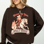 Saddle Up Your Jingle Horse, Cowboy, Cowgirl, Christmas Carol, Western Sweatshirt