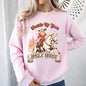 Saddle Up Your Jingle Horse, Cowboy, Cowgirl, Christmas Carol, Western Sweatshirt
