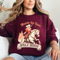 Saddle Up Your Jingle Horse, Cowboy, Cowgirl, Christmas Carol, Western Sweatshirt