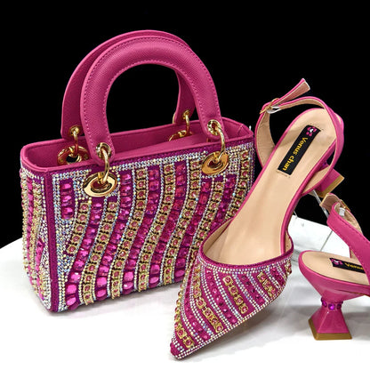 Matching Women Shoe and Bag Set INHSC1-1