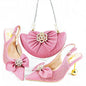 New Arrival African Wedding Shoes and Bag Set HAS1-21