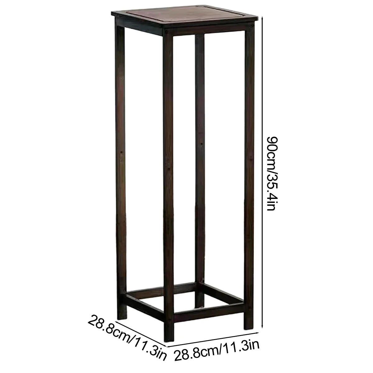 2-Tier Bamboo Plant Stand - Indoor/Outdoor Multi-Plant Holder