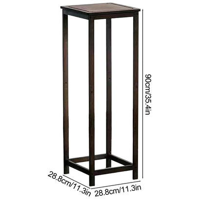 2-Tier Bamboo Plant Stand - Indoor/Outdoor Multi-Plant Holder