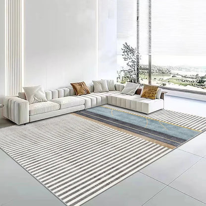 Modern Minimalist Geometric Patterned Living Room Bedroom Rugs Soft Texture Anti-Slip Stylish Home Floor Decor