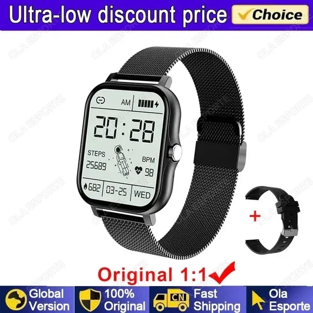 2024 Smart Watch with Bluetooth Call - DIY Watch Faces for Men & Women