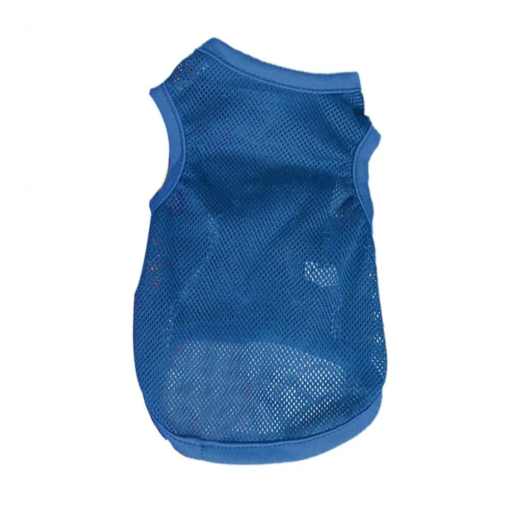 Attractive Puppy T-Shirt Solid Color Dog Shirt Shrink-resistant Stretchy Comfortable Touch Dog Apparel