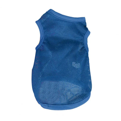 Attractive Puppy T-Shirt Solid Color Dog Shirt Shrink-resistant Stretchy Comfortable Touch Dog Apparel