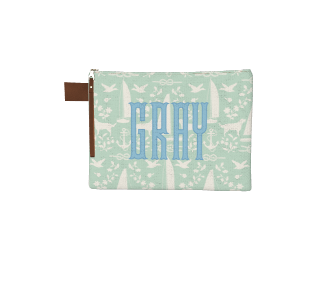 Sailboat Zipper Pouch