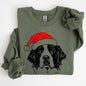 Saint Bernard, Santa, Dog, Christmas, Dog Lover, Pet Sweatshirt