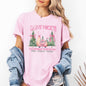 Saint Nick's Christmas Tree Farm, Retro, Winter, Santa, Snow, Xmas Tshirt Comfort Colors T-Shirt