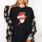 Santa Baby, Lightening Bolt, Christmas, Retro, Rock and Roll, Xmas Tshirt Comfort Colors T-Shirt
