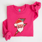 Santa Baby, Lightening Bolt, Christmas, Retro, Rock and Roll, Xmas Sweatshirt