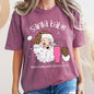 Santa Baby, Stanley, Retro, Christmas, Leopard Print, Comfort Colors Tshirt