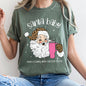 Santa Baby, Stanley, Retro, Christmas, Leopard Print, Comfort Colors Tshirt