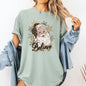 Santa Believe, Retro, Snowflakes, Christmas, Winter, Snow, Xmas Tshirt Comfort Colors T-Shirt