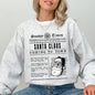 Santa Claus Is Coming To Town, Newspaper, Winter, Snow, Xmas Sweatshirt